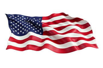 American flag waving celebration outdoors image