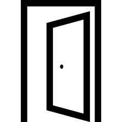 Simple vector icon door