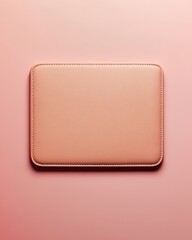 Poster - Pale Pink Leather Pad Rectangular Shaped Item