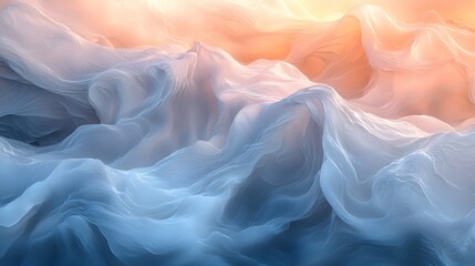 Aufkleber - Smooth_liquid-like_motion_in_pastel