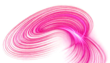 Wall Mural - pink swirl light leak or burst effect isolated on transparent background