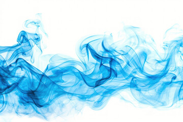 Canvas Print - PNG Blue flame backgrounds smoke