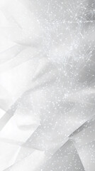 Poster - Glowing plexus network connecting luminous dots with dynamic, intricate lines across bright white digital space