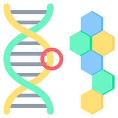 Poster - Gene Flat Icon