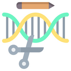 Poster - Genome Editing Flat Icon