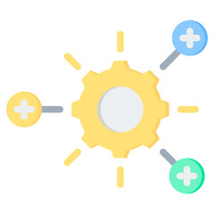 Poster - Functional Enrichment Flat Icon