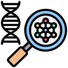 Poster - Microarray Outline Color Icon