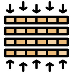 Poster - Sequence Alignment Outline Color Icon