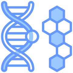Poster - Gene Blue Icon