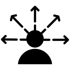 Poster - Self Awareness Glyph Icon