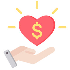 Poster - Philanthropy Flat Icon