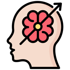 Poster - Intuition Outline Color Icon