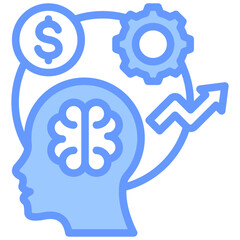 Poster - Founder Mindset Blue Icon