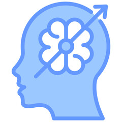 Poster - Intuition Blue Icon
