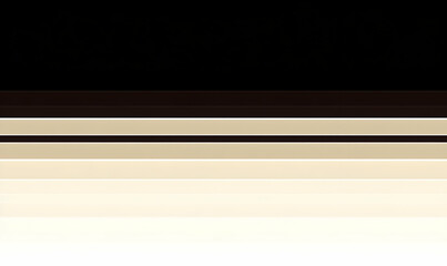 Fototapete - Abstract horizontal stripes background in shades of beige, black, and white.  Perfect for website banners, presentations, or design projects needing a minimalist aesthetic.
