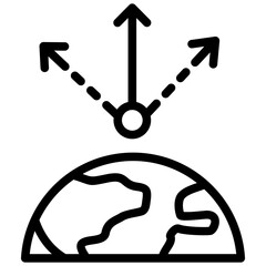Poster - Zenith Outline Icon