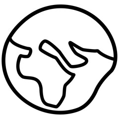 Poster - Geoid Outline Icon