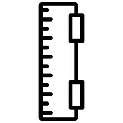 Poster - Surveying Rod Outline Icon