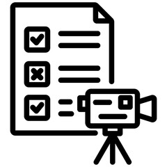 Poster - Survey Control Outline Icon