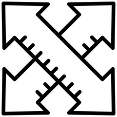 Poster - Traversing Outline Icon