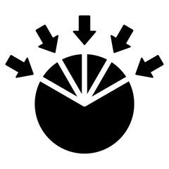 Poster - Plumb Line Glyph Icon