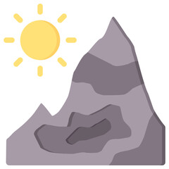 Poster - Topography Flat Icon