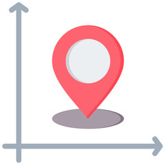 Poster - Coordinate Flat Icon