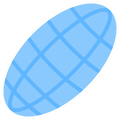 Poster - Ellipsoid Flat Icon