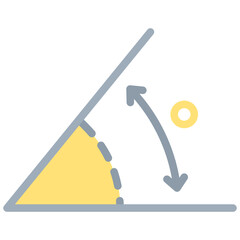 Poster - Angle Flat Icon