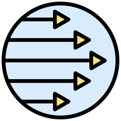 Poster - Latitude Outline Color Icon
