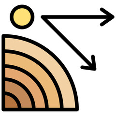 Poster - Nadir Outline Color Icon