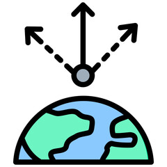 Poster - Zenith Outline Color Icon