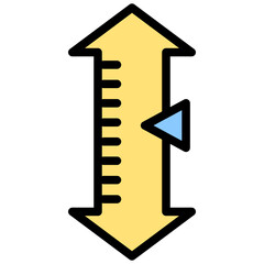 Poster - Height Outline Color Icon