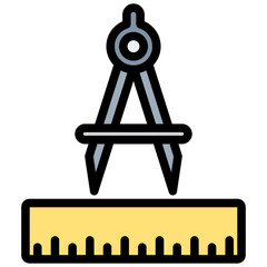 Poster - Measurement Outline Color Icon
