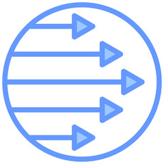 Poster - Latitude Blue Icon