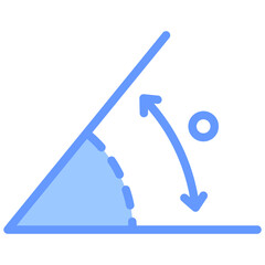 Poster - Angle Blue Icon