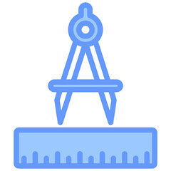 Poster - Measurement Blue Icon