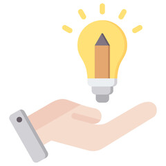 Poster - Creative Solutions Flat Icon