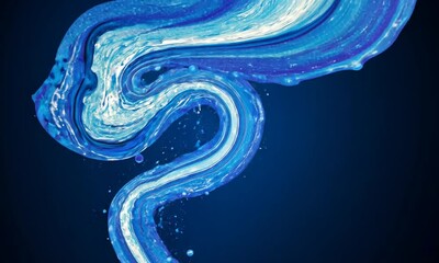 Poster - Business Technology Art Abstract Creative Light  Effects Visual Design