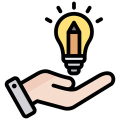 Poster - Creative Solutions Outline Color Icon