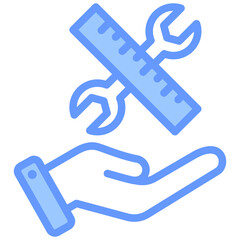 Poster - Diy Blue Icon