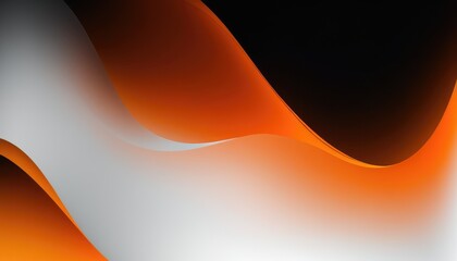 Poster - Orange and black background design
10