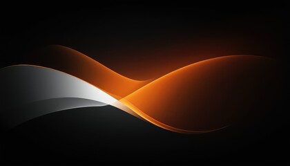 Poster - Orange and black background design
8