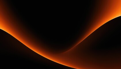 Poster - Orange and black background design
6