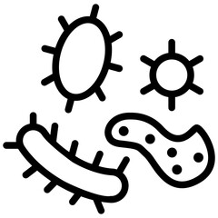 Aufkleber - Pathogen Outline Icon