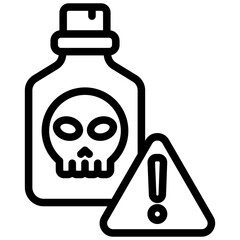 Poster - Poison Outline Icon