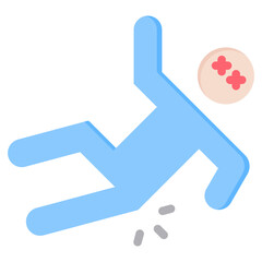 Poster - Accident Flat Icon