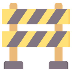 Aufkleber - Barrier Flat Icon
