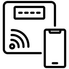 Poster - Smart Scale Outline Icon