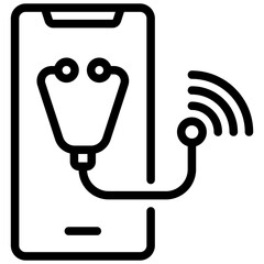 Poster - Remote Patient Monitoring Outline Icon